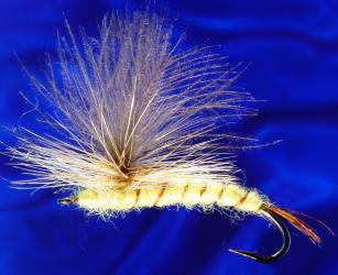 Mayfly CDC Parachute yellow-14 Mayfly CDC Parachute yellow-14