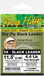 Frog Hair George Harvey Slack Leader 11.5 ft 11.5 ft - 6X