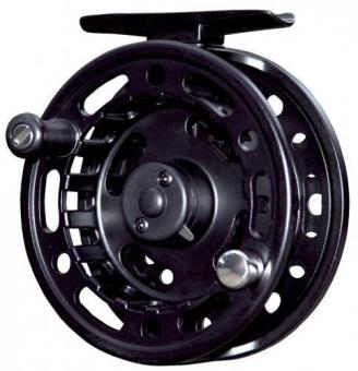 Stenzel Fly Fishing Shop, GP Die Cast Aluminum Large Arbor Fly Reel -  Black GP 3-4