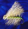 Fluo. Green Caddis (Rehhaar) #8