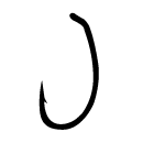 Hayabusa 387 Shrimp Haken Black Nickel 