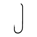 Hayabusa 753 Streamer & Nymph Haken, Black Nickel 753-10