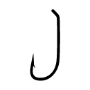 Hayabusa 762 Nymphen- und Nassfliegen Haken in Black Nickel 